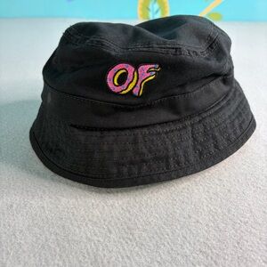Odd Future Simpsons Font Donut Bucket Hat Cap Black Golf Wang Tyler the Creator